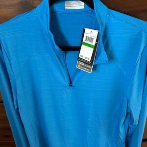 Woman’s Callaway long sleeve shirt. Golf shirt. NWT. Blue Seastar color.